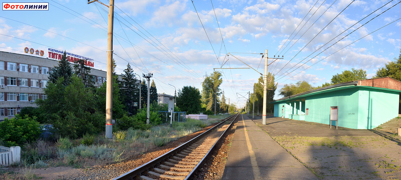 Вид с платформы в сторону Волгограда