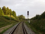 станция Турмантас: Нечётный входной светофор "N" из Курцумса (Латвия)