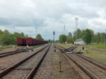 станция Дукштас: Вид на станцию с северной горловины