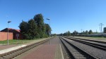станция Игналина: Вид со 2-го перрона в сторону Дукштаса