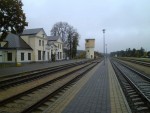 станция Пабраде: Вид в сторону Вильнюса