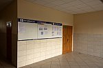 станция Бяздонис: Интерьер пассажирского здания и расписание