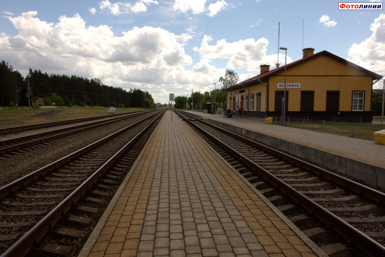 Платформы, вид в сторону Вильнюса