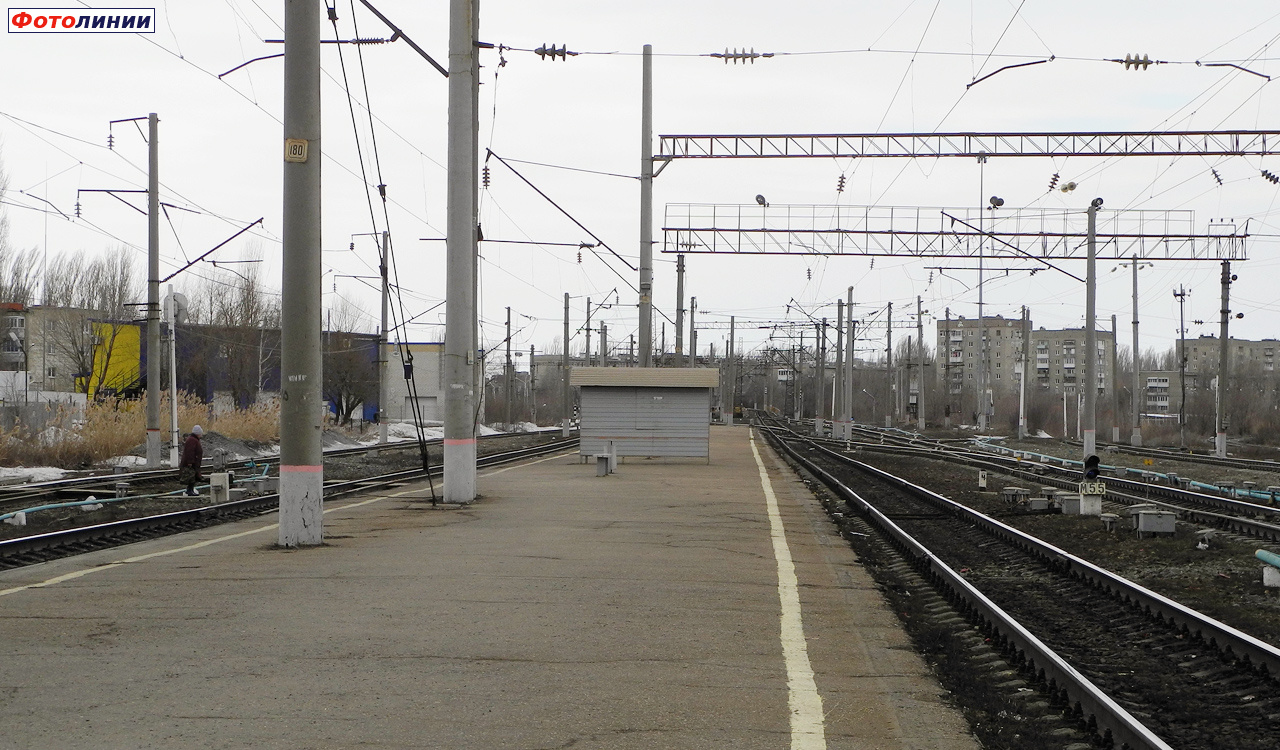 Вид с платформы в сторону Саратова