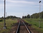 станция Лукшяй: Вид на станцию со стороны южной горловины