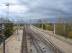 станция Вевис: Вид с моста в сторону Кайшядориса