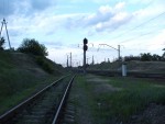 станция Миллерово: Выходной светофор на север с разворотного треугольника