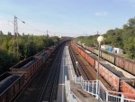 станция Локомотивстрой: Вид с переходного моста в сторону ст. Персиановка