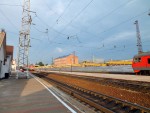 станция Новочеркасск: Вид с первой платформы, здание ПЧМ-Новочеркасск