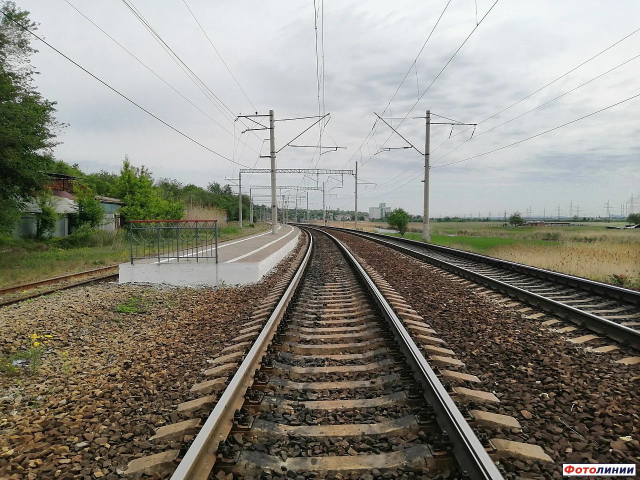 Вид платформы в сторону ст. Новочеркасск