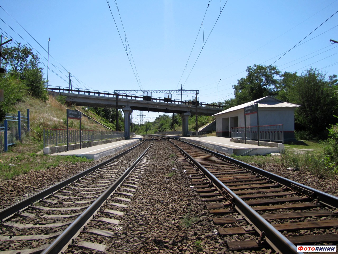 Вид платформ в сторону Кизитеринки