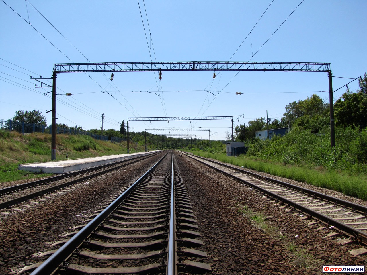 Вид платформы в сторону Кизитеринки