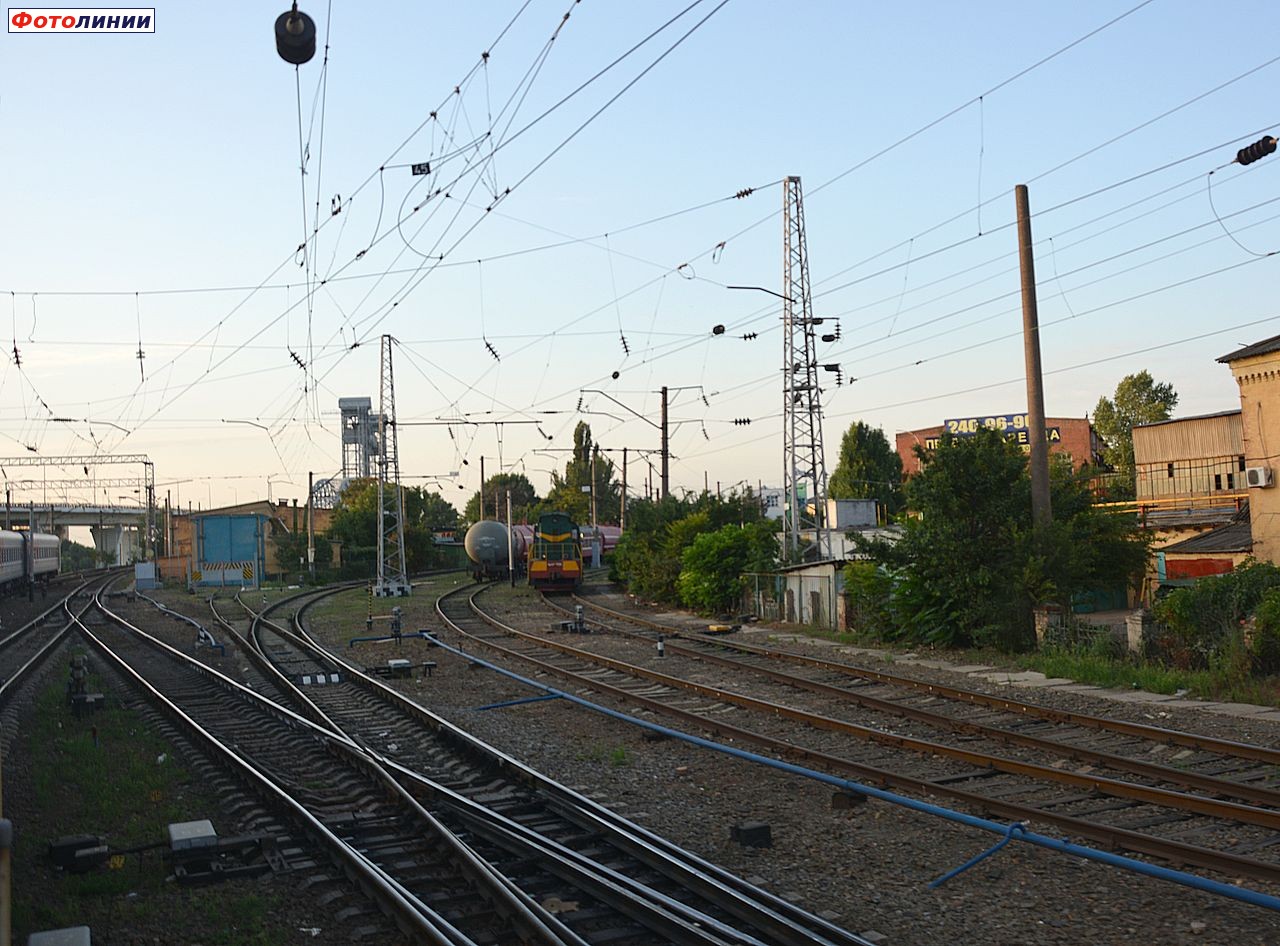 Начало линии на Ростов-Берег