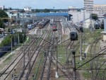 станция Ростов-Главный: Платформы Главного вокзала, вид с автомобильного моста