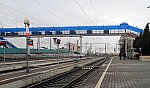 станция Батайск: Вид с платформ в южном направлении