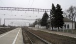 станция Виноградная: Вид в сторону Георгиевска