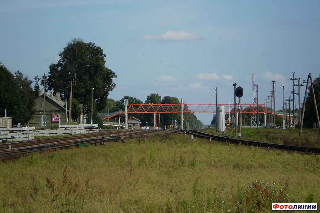 Вид на станцию с западной стороны