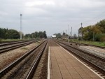станция Мауручяй: Вид с перрона в сторону Каунаса