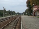 станция Юре: Пути станции. Вид в сторону Каунаса