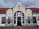станция Вилкавишкис: Главный фасад здания станции