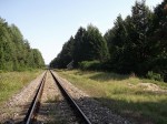 о.п. Шапяляй: Общий вид бывшей станции в сторону Латвии