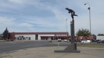 станция Панявежис: Вид на вокзал из города