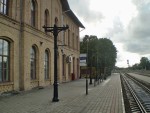 станция Клайпеда: Вид с первого перрона