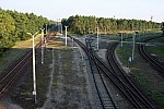 станция Клайпеда: Южная горловина парка Пауостис, направо - в порт, налево - главные пути