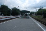 станция Пятигорск: Вид платформ в сторону Кисловодска