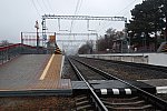 станция Скачки: Вид платформ в сторону Кисловодска