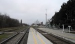 станция Эркен-Шахар: Вид с платформы в сторону Черкесска