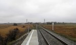 о.п. Беломечетская (28 км): Вид с платформы в сторону Черкесска