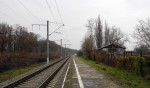 о.п. 120 км: Вид с платформы в сторону Краснодара