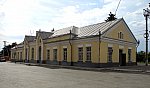 станция Выселки: Вокзал с обратной стороны