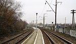 о.п. 3 км (ВЧД): Вид с платформы в сторону Ростова-на-Дону