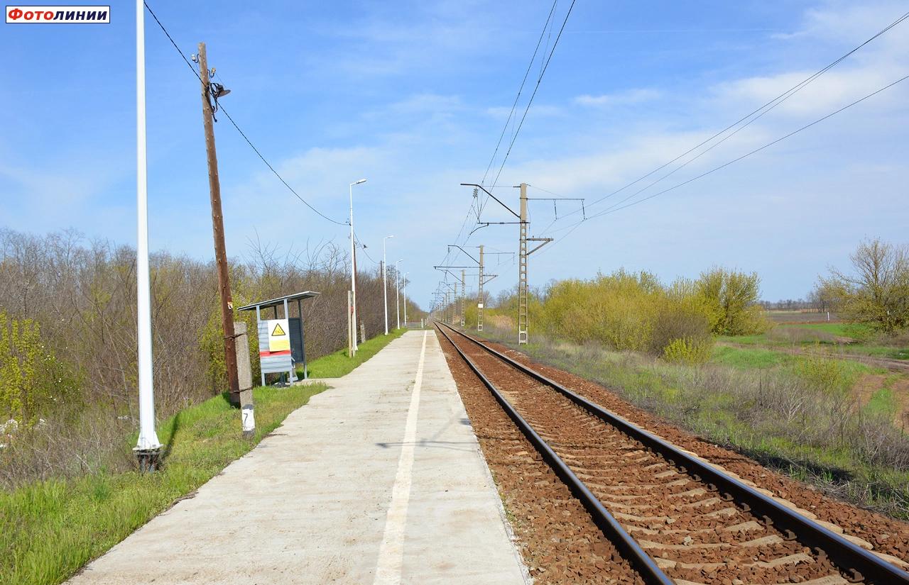 Вид с платформы в сторону Ростова-на-Дону