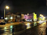 Ночной вокзал. Вид с улицы Киселёва