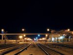 Вид станции ночью