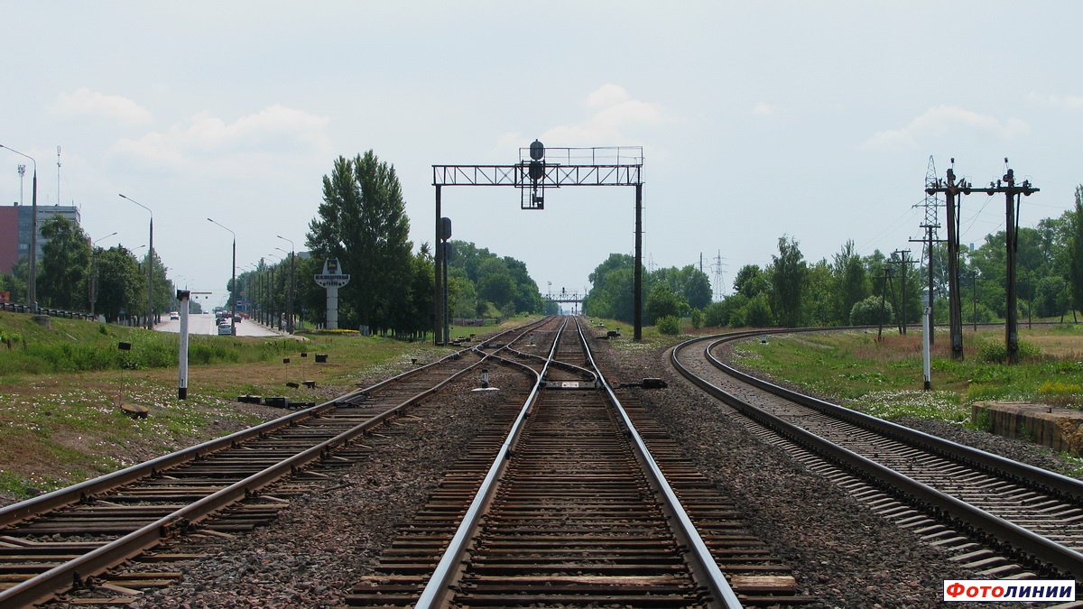 Вид со стороны станции Светоч