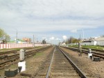 станция Гомель: Вид станции с "Мохового" переезда