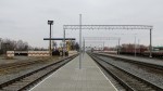 станция Буда-Кошелёвская: Вторая платформа, вид в сторону Жлобина