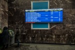 станция Гомель: Интерьер пассажирского здания с новым информационным табло