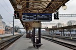 станция Гомель: Новое информационное табло на 2 платформе
