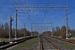станция Буда-Кошелёвская: Вид в сторону Жлобина