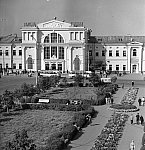 станция Гомель: Вокзал, вид с Привокзальной площади