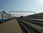 станция Гомель: Вид со 2-й платформы в сторону Новобелицкой