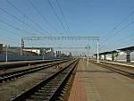 станция Гомель: Вид со 2-й платформы в сторону Жлобина и Гомеля