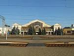 станция Жлобин: Вокзал со стороны путей