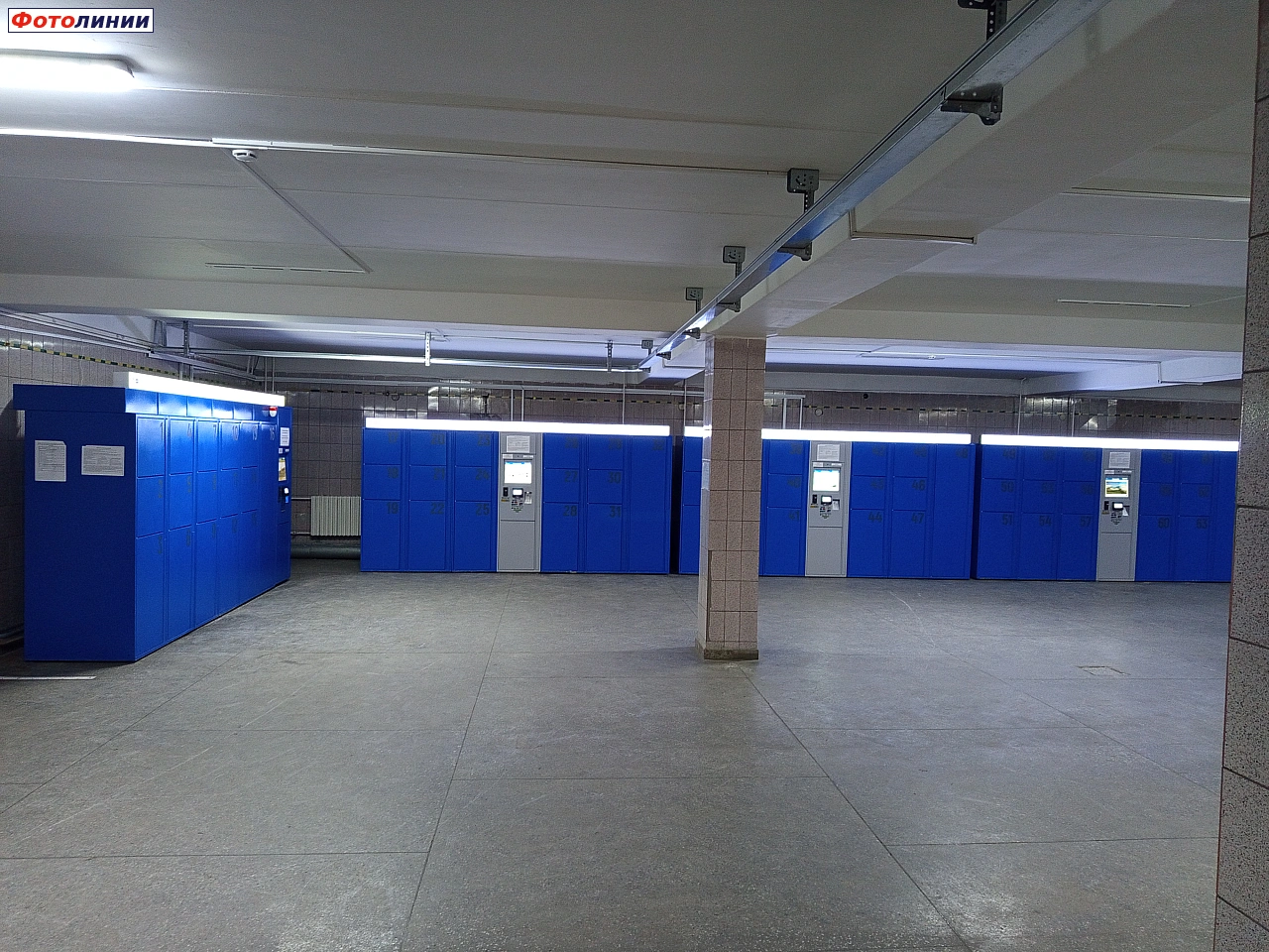 Камера хранения (располагается в подвале здания пригородного Гомель)