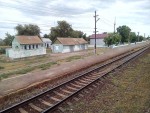 станция Кочубей: Станционные здания, вид в сторону Кизляра